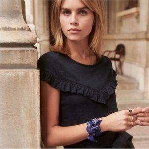 *Emerald Green* Sézane Coralie Linen Shirt